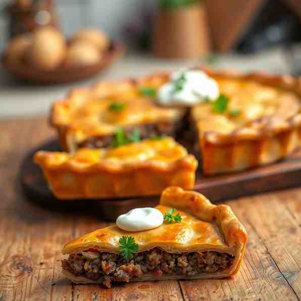 Kosovo Pite me Mish - Mince Meat Pie Filling Perfection